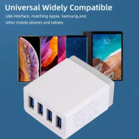Universal 4 Ports Usb Charger Travel 5v/5.1a Phone Adapter Charging For Phone Usb Fast Char P7n3