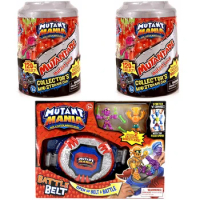 Original Mutant Mania Mix Match Wrestlers Toys Action Figures Battle Belt Akedo Toys for Children Tabletop Fighting Game Toys