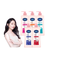 【Vaseline 凡士林】官方直營 透亮系列潤膚露320ml_3入組(十效彈潤/涼感水潤/SPF30透亮防曬/瞬效透亮)