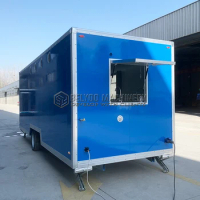 Fully Equipment Mobile Food Truck Used Fast Crepe Food Trucks Ice Cream Pizza Cart Concession Trailer for Food Business