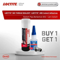 Henkel LOCTITE 561 Thread Sealant (Sealant Pipa Berbentuk Stik) Buy 1 Loctite 561 Get 1 LOCTITE 495