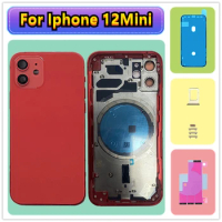For Apple Iphone 12 Mini Back Cover 12Mini Middle Chassis Frame Back Housing Apple Rear Change Repair Parts
