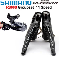 SHIMANO Ultegra R8000 Groupset 2x11 Speed R8000 Derailleurs Road Bicycle ST+RD Dual Control Lever Rear Derailleur SS GS