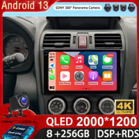Android 13 Radio For Subaru Forester 4 SJ XV WRX 2012- 2015 2018 Carplay Stereo GPS Navi Car Multimedia Player 2din Carplay DVD