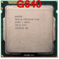 Original Intel CPU PENTIUM G640 SR059 Processor 2.80GHz 3M Dual-Core Socket 1155 free shipping speedy ship out