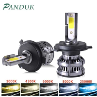 PANDUK 14000LM Car Haedlight H4 H7 H1 LED H8 H9 H11 LED 4300K 5000K 6500K 8000K 25000K Auto fog Light 12V LED Bulb