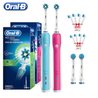 Oral B 3D Sonic Electric Toothbrush Pro600 Rechargeable Action Oral Clean Sensitive Care Remove100% Tooth Plaque Soft Brush Head
