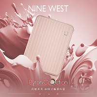 超值福利品【NINE WEST】BYRON經典直條 28/24/20吋 前開式擴充行李箱/防爆拉鍊旅行箱 NW31268