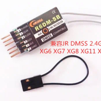 CORONA R6DM-SB 2.4GHZ DMSS Compatible Receiver is designed use with JR DMSS 2.4GHz transmitters, such as XG6 XG7 XG8 XG11 XG14