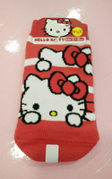 【震撼精品百貨】Hello Kitty 凱蒂貓 HELLO KITTY兒童襪-紅白 震撼日式精品百貨