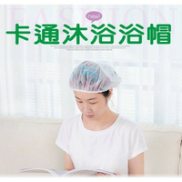 萌系可愛卡通防水浴帽 加厚成人女士沐浴帽 廚房做飯 防油煙帽子 防水 盥洗用品 加護髮帽 大人小孩可用