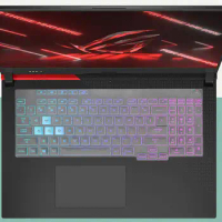 Keyboard Cover Skin For Asus Rog Strix G17 G713r (2022) G713RM G713qm G713qe G713qc G713 RM Qc Qe Qm Gaming Tpu Transparent
