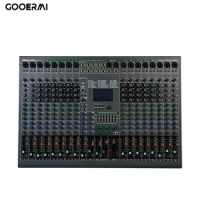 Digital Audio Mixer DJ Mixer 99-Effect DSP Audio Console Mixer 18 Channel USB Interface Audio Consol