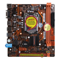 H61 LGA 1155 Motherboard DDR3 Dual Channels Memory 16G For -Intel H61 LGA1155 Core I3 I5 I7 Xeon CPU Motherboard 1155