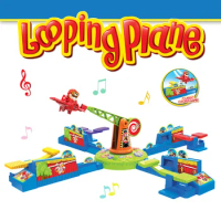 Looping Louie Spinning Plane Chicken Stealing Game Interaction Tabletop 2 3 4 Player Board Game Party Parent-child Funny Kid Toy