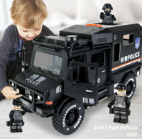 楓林宜居 烏尼莫克奔馳大號越野車兒童旅行車玩具模型仿真特警車男孩玩具車
