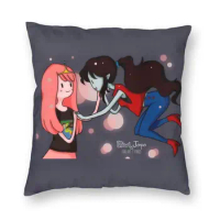 Bubblinelove Time Pillow Cover Home Decor Pillow Case Adventure Time Marceline Cushion Cover Throw Pillow for Sofa
