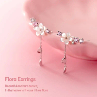 คลังสินค้า Flora Earrings ต่างหูเงินแท้ S925 [MERCELO]