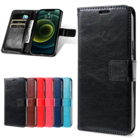Leather Flip Wallet Case For LG V10 V20 V30 V40 V50 V50S G6 G7 G8 Q6 Q7 Plus Protect Cover