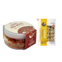 【K-Seafood】韓國水協 冷凍去殼辣醬蝦360g(贈冷凍波浪魚板串5串附濃縮湯包190g)