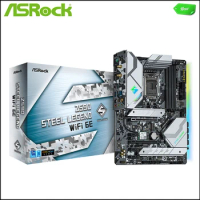 NEW For ASROCK Z590 STEEL LEGEND WiFi 6E Motherboards LGA 1200 DDR4 128GB ATX For Intel Z590 Desktop Mainboard