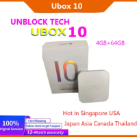 2024 New Arrival Unblock tv box Singapore Unblock Tech UBOX10 PRO Asia best set top box Korea Japan Oversea US CA NEWZELAND