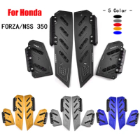 For Honda Forza350 FORZA 350 NSS 350 2018-2024 2022 Motorcycle Accessories Footrest Footboard Step Footpad Pedal Plate Foot Pegs