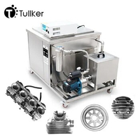 88L Tullker Ultrasonic Cleaner Bath 28kHz 40kHz Filter Recycle Pump PCB Board Car Engine Dirty Degreasing Degas