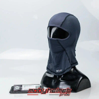 Balaclava KYT Original - Black - Masker helm Ninja - Penutup kepala