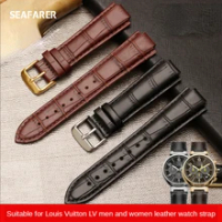 Rubber watchband For LV Watch Raised Mouth for Louis Vuitton Tambour Series  Q1121 Dedicated band Men Women Q114k Watch Strap
