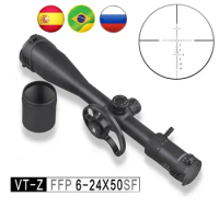 FFP Discovery Riflescope 6-24x50 VT-Z .22LR Shockproof Glass Etched Reticle for Bird Hunting