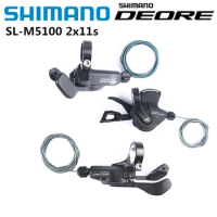 Shimano Deore M5100 SLX SL M7000 M8000 Shift MTB Bicycle Shifter Lever 2S 11 Speed Right Shifter Left Shift Lever w/Inner Cable