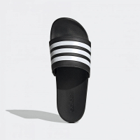 【adidas 愛迪達】拖鞋 男鞋 女鞋 運動 ADILETTE COMFORT 黑白 GZ5891(A5100)