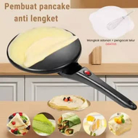 Wajan Crepers Pan Pembuat Kulit Risol Pancake Listrik 600w Electric Crepes Maker
