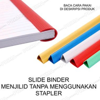SLIDE BINDER / ALAT MENJILID / PENJILID MAKALAH / PENJILID KLIPING / PRIMA TENGGILIS Folio 1cm