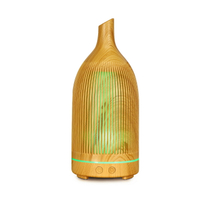 5V七彩香薰燈鏤空香薰機超聲波迷你桌面USB加濕器 酒瓶木紋香薰機