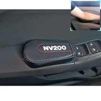 For Nissan Nv200 1pc Carbon Fiber Leather Auto Leg Cushion Knee Pad Car Door Arm Pad Car Accessories Vehicle Protective