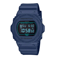 【CASIO 卡西歐】CASIO 搖滾復古電子錶 樹脂錶帶 活力橙 防水200米(GA-100RS-4A)