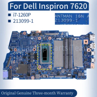 213099-1 For Dell Inspiron 7620 Laptop Mainboard 0YJT42 i7-1260P Notebook Motherboard