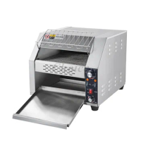 Commercial 220v Chain Type Of Toaster Oven Vertical Bread Furnace Toaster Food Processing Equipment
