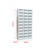 U.S Mailbox Metal Post Letter Box Mailbox Apartment Outdoor Modern Parcel Mail Box Cabinet