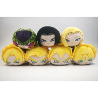 DRAGON BALL Anime Son Goku Gohan Trunks Bejīta Mochimochi Plush Keychain Ornament Toys Gift