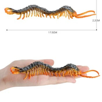 1pc 17.5cm Centipede Tricky Prank Scary insect Toys gifts for Children