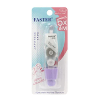 FASTER เทปลบคำผิดโปรไลน์พลัส รุ่น C659 ขนาด 5มม.x 6ม.