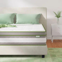 Novilla Queen Mattress 12 Inch Hybrid Pillow Top Queen Size Mattress in A Box with Gel Memory Foam Individually Wrapped Pocket