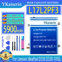 YKaiserin 5900mAh Replacement Battery L17L2PF3 L17M2PF3 L17S2PF3 L17D2PF2 L17C2PF1 For Lenovo IdeaPad D330 D330-10IGL D330-10IGM