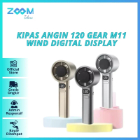 Kipas Angin 120 Gear M11 Wind Digital Display Desktop Fan Adjustable Turbo Kipas Fan USB Mini Fan un