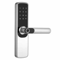 Inner Door Fingerprint Lock Apartment Door Lock Anti-Theft Door Smart Lock Household Password Lock Remote Cross-Border Fingerpri