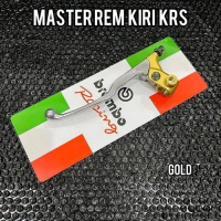 Master rem Radial KRS 1 tabung handle chrome 1 set kiri kanan Universal - kiri aja gold, KRS Radial 