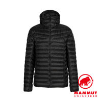 【Mammut 長毛象】Albula IN Hooded Jacket 防潑水連帽羽絨外套 黑色 男款 #1013-01780